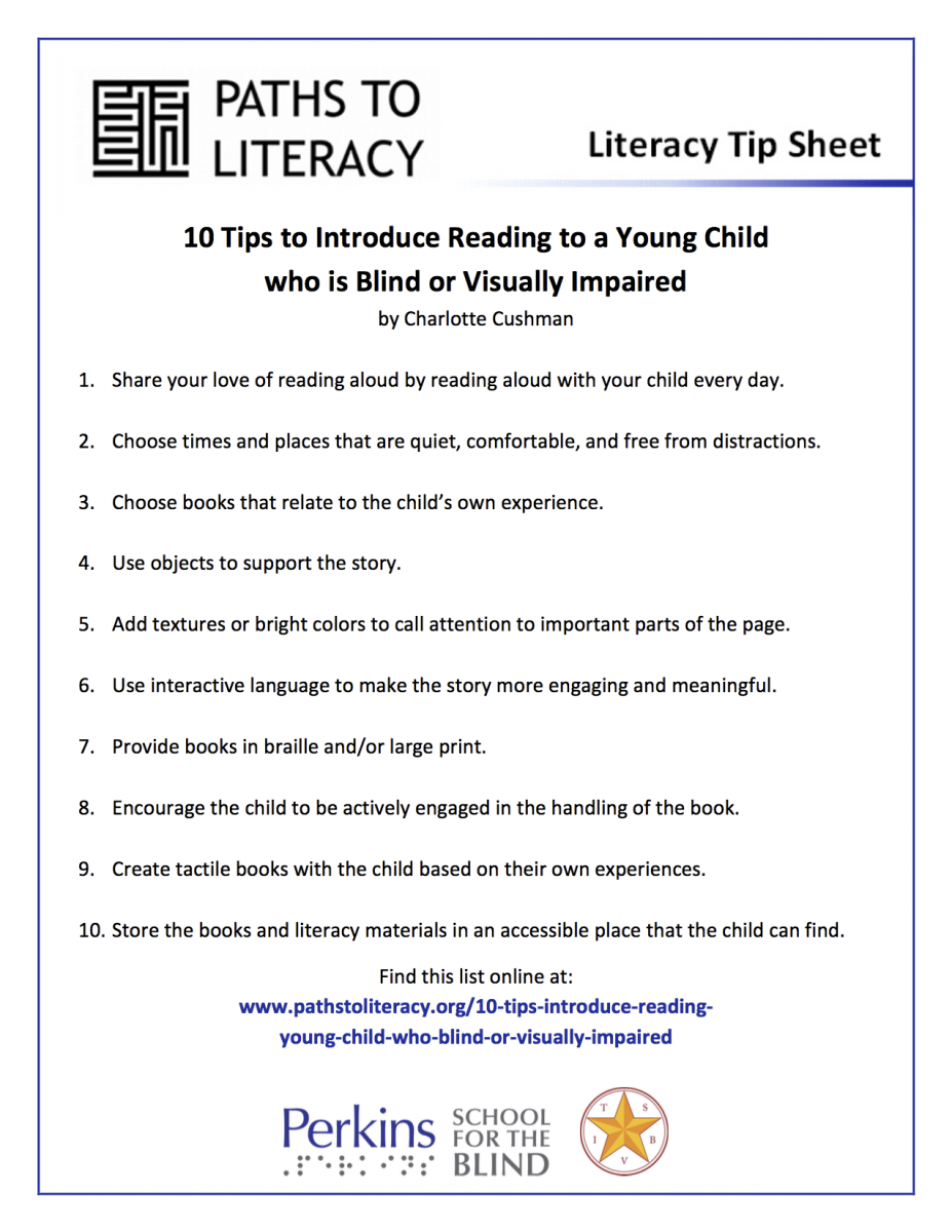 Literacy tip sheet