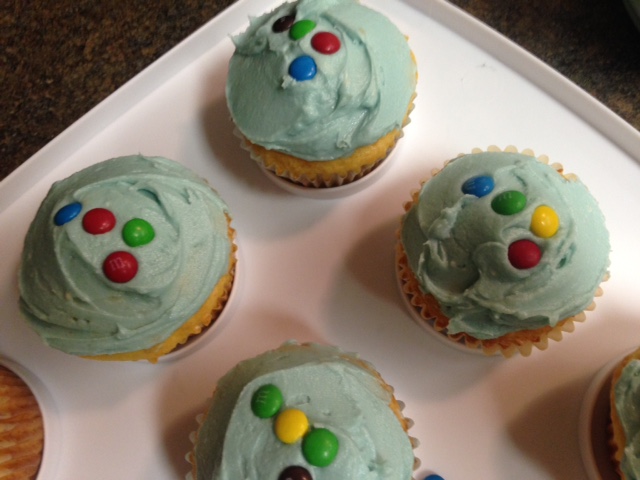 Cupcakes with braille 