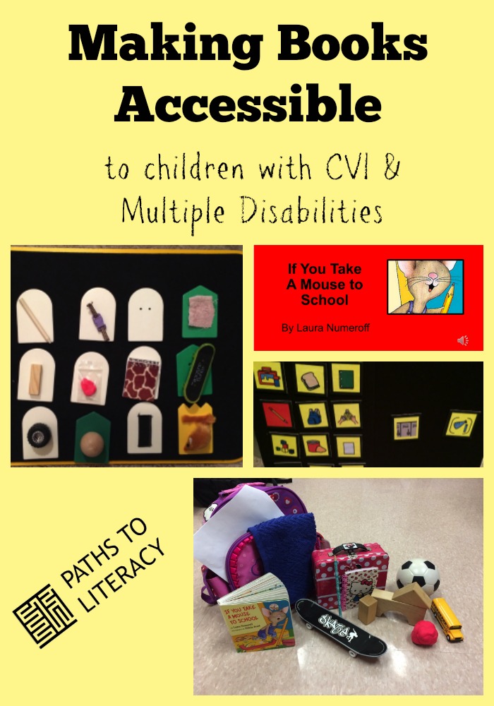 Making books accessible collage