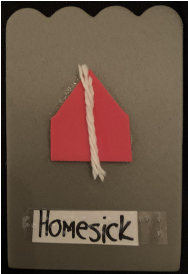 Tactile symbol for homesick