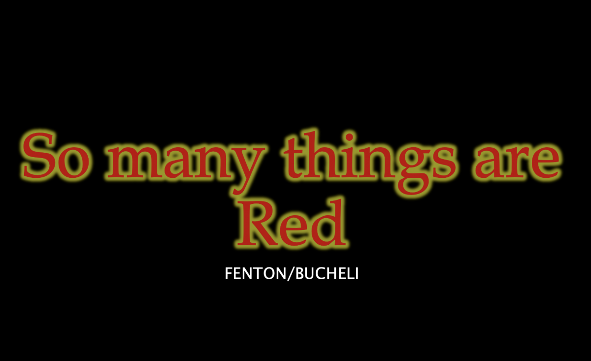 So many things are red
