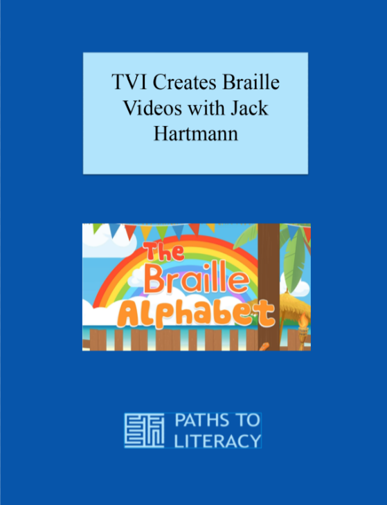 TVI creates braille videos with Jack Hartmann title with a screen shot of the video