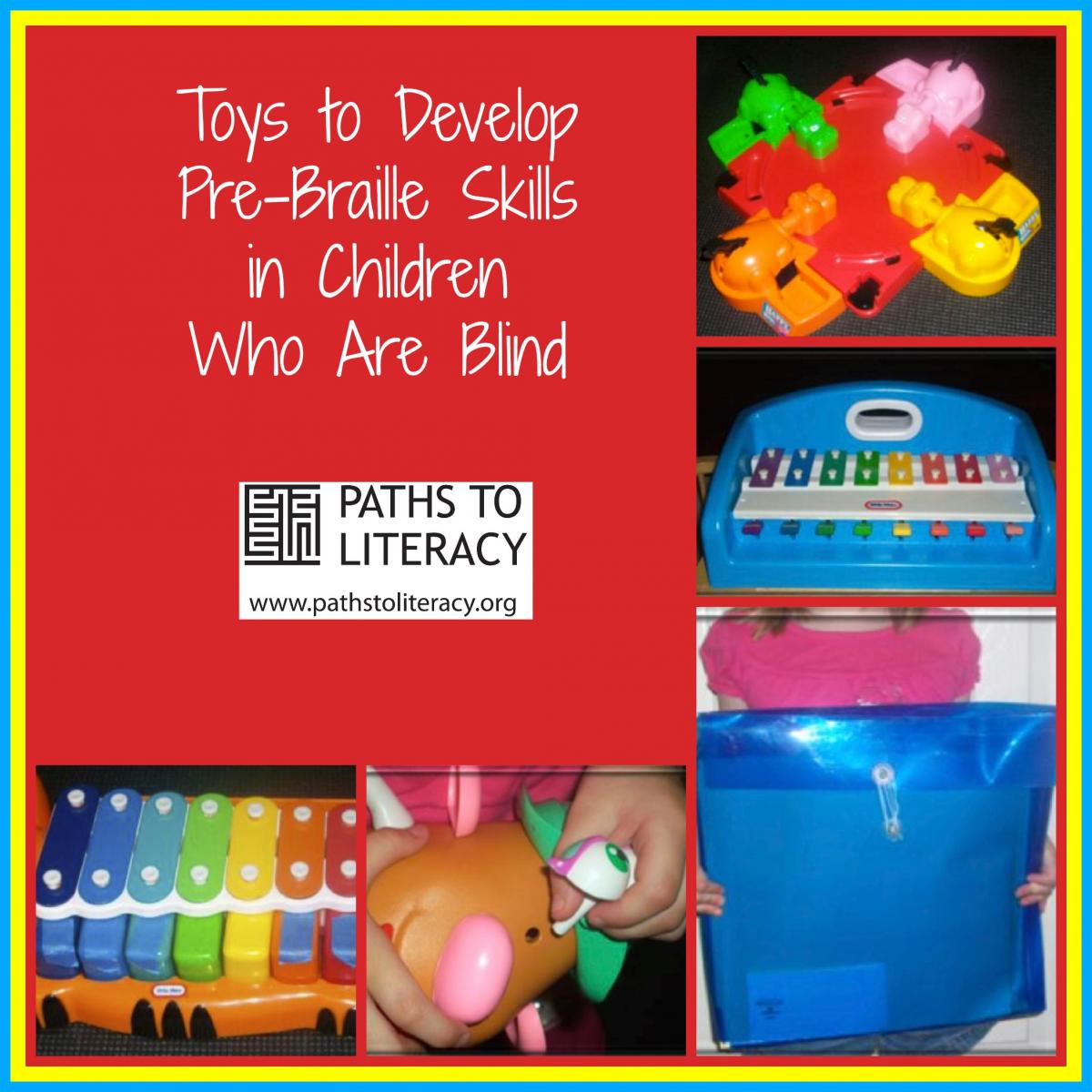 Toys for Pre-Braille collage