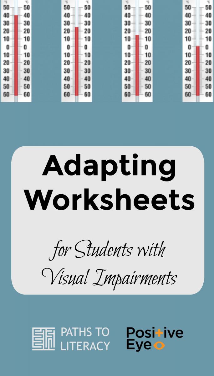 Collage of adapting worksheets
