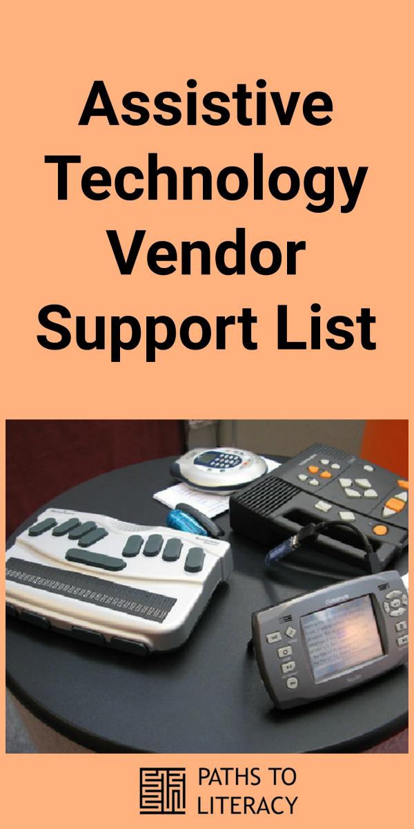 Assistive Technology Vendor List