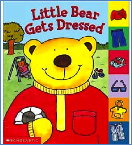 "little bear gets dressed" book