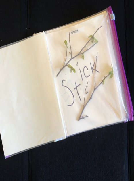 Sample page of stick