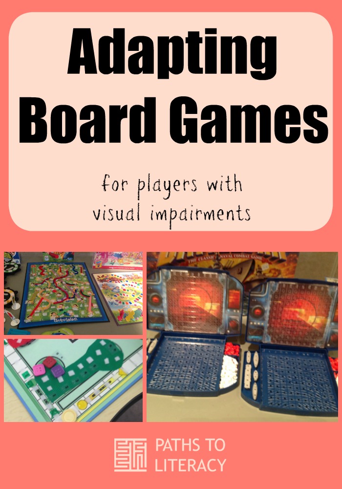 Collage of adapting board games for children with visual impairments