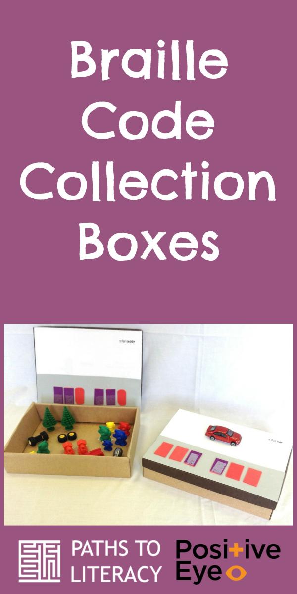 Collage of Braille Code Collection Boxes