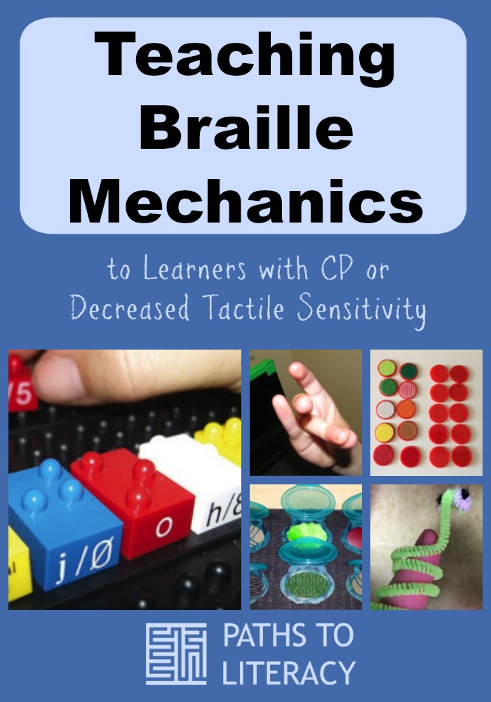 Collage of teaching braille mechanics