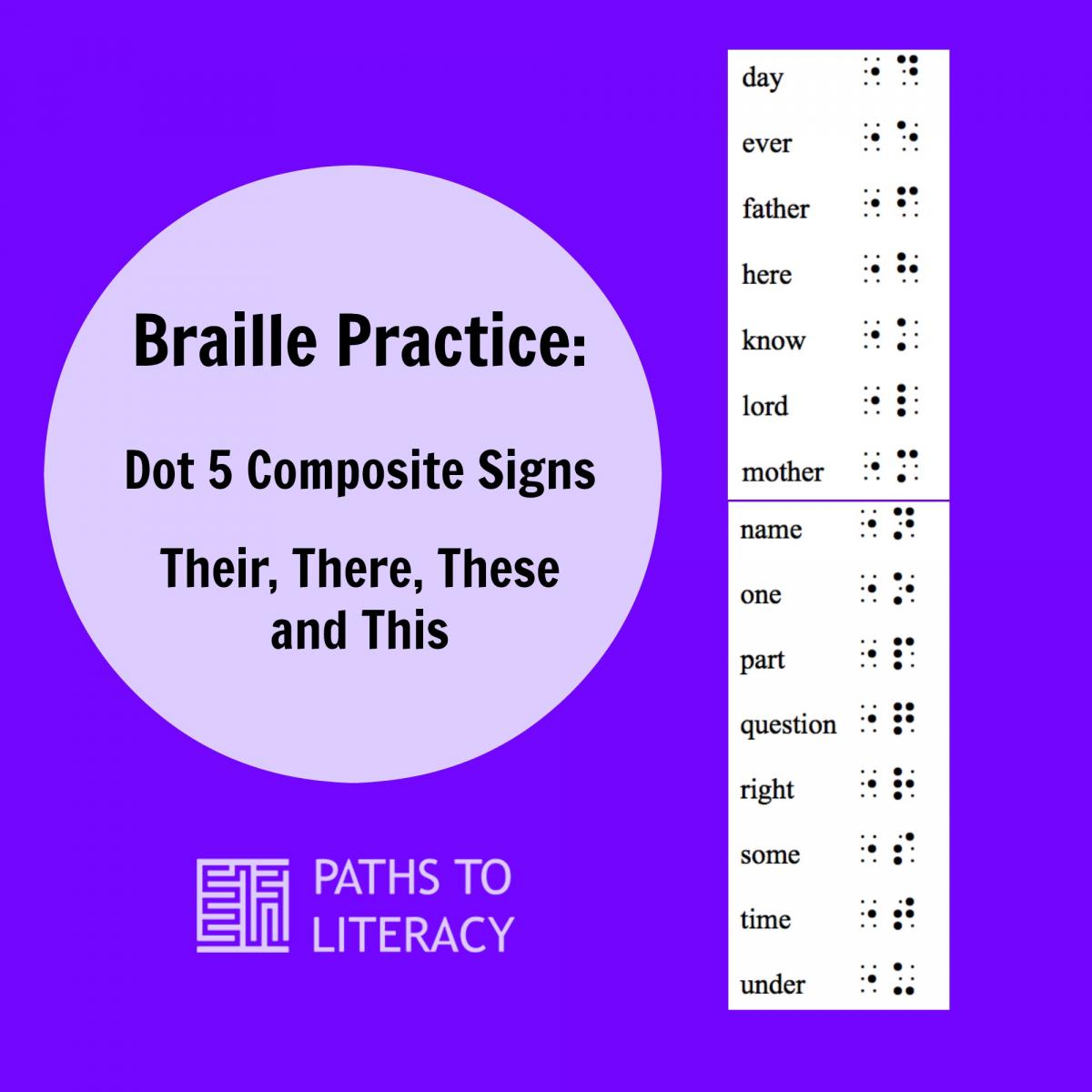 braille practice collage