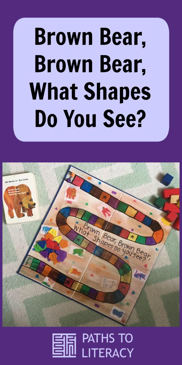 Collage of Brown Bear, Brown Bear, What Shapes Do You See?
