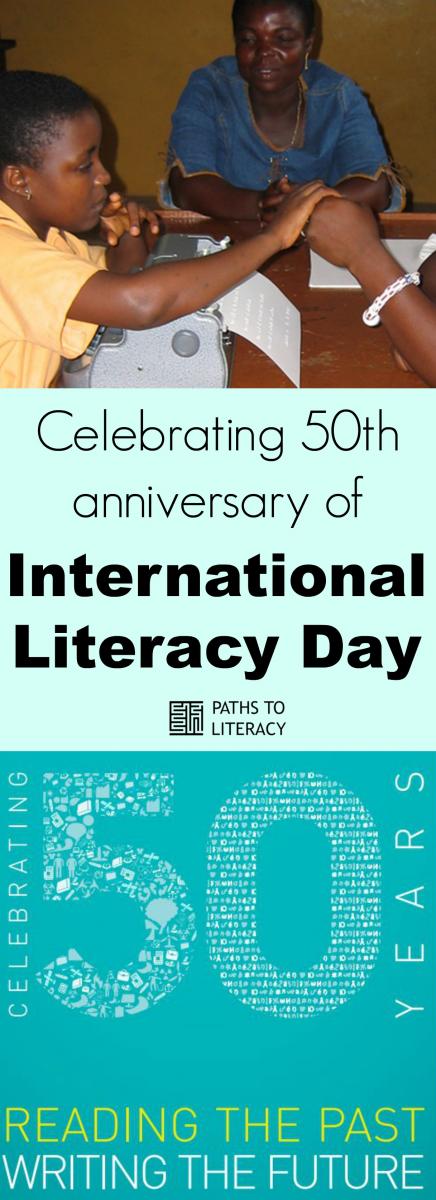 Collage of International Literacy Day