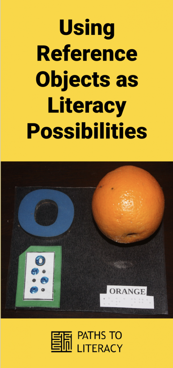 Collage of using reference objects as literacy possibilities