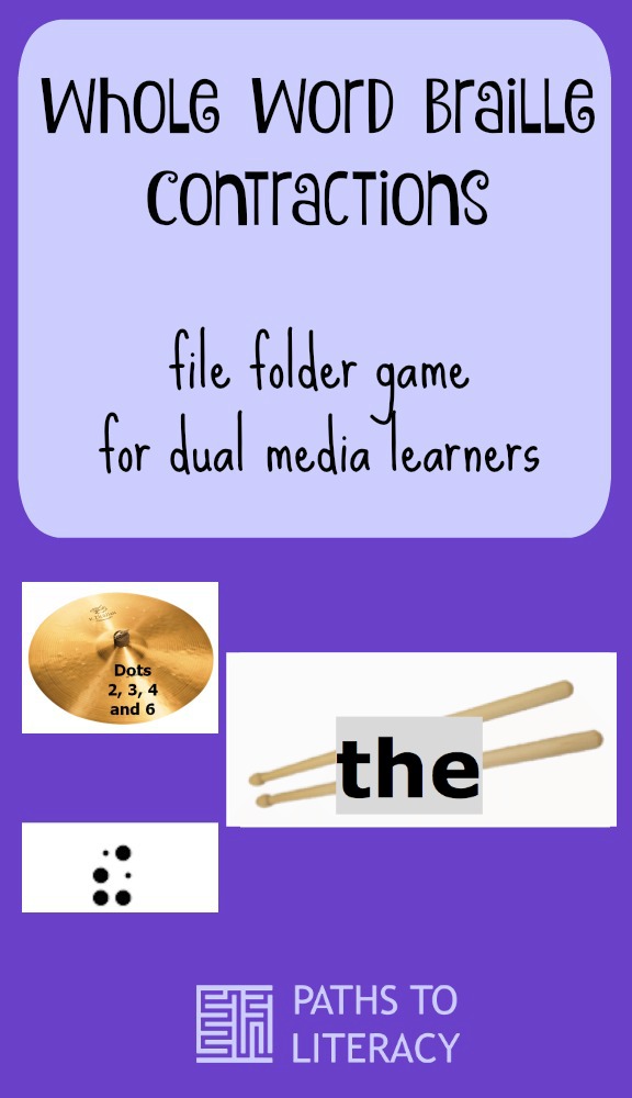 Collage of cymbal file folder game