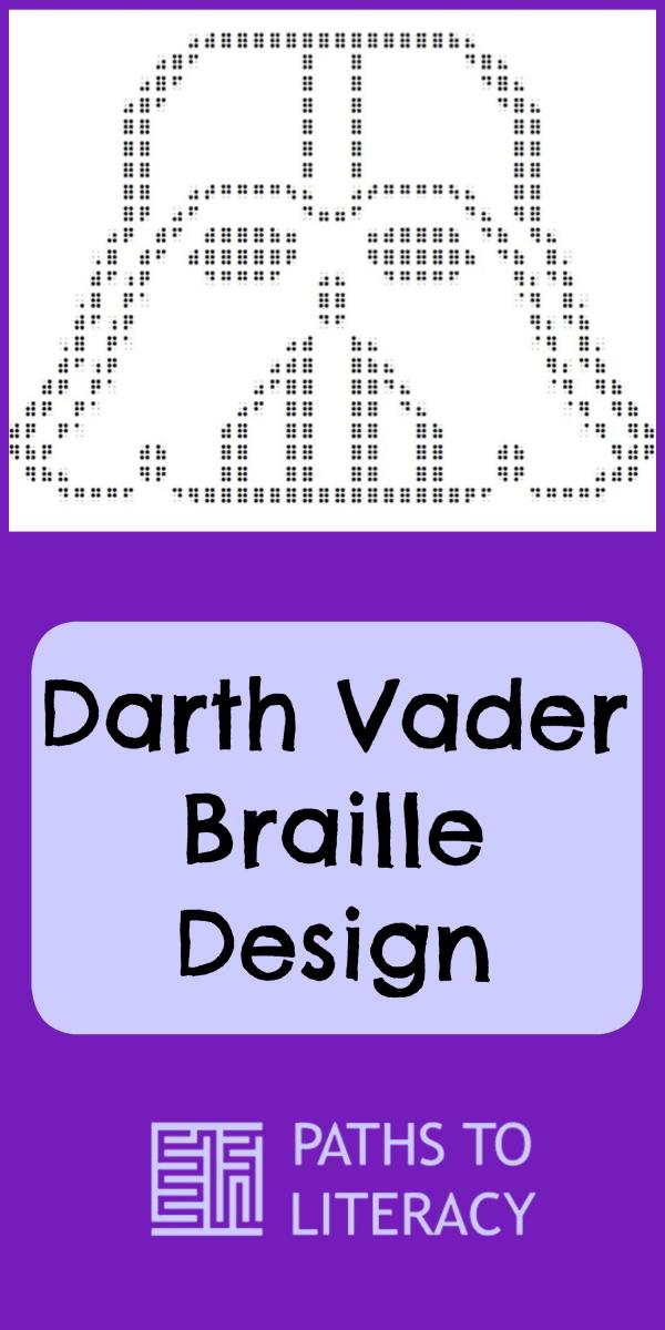 Darth Vader Braille Design collage