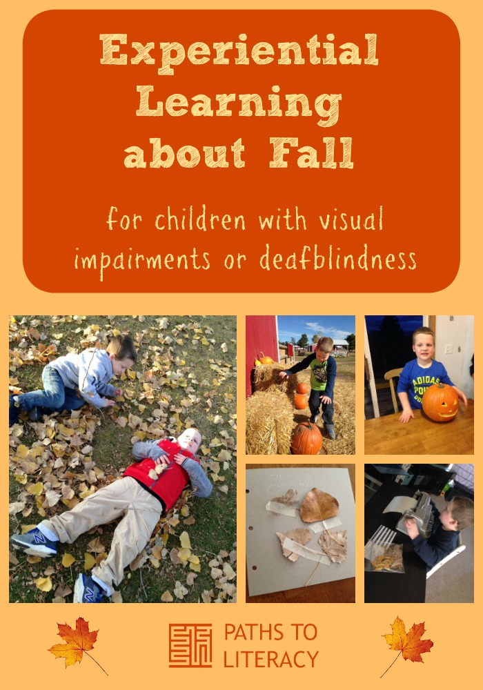 Collage of experiential learning about fall