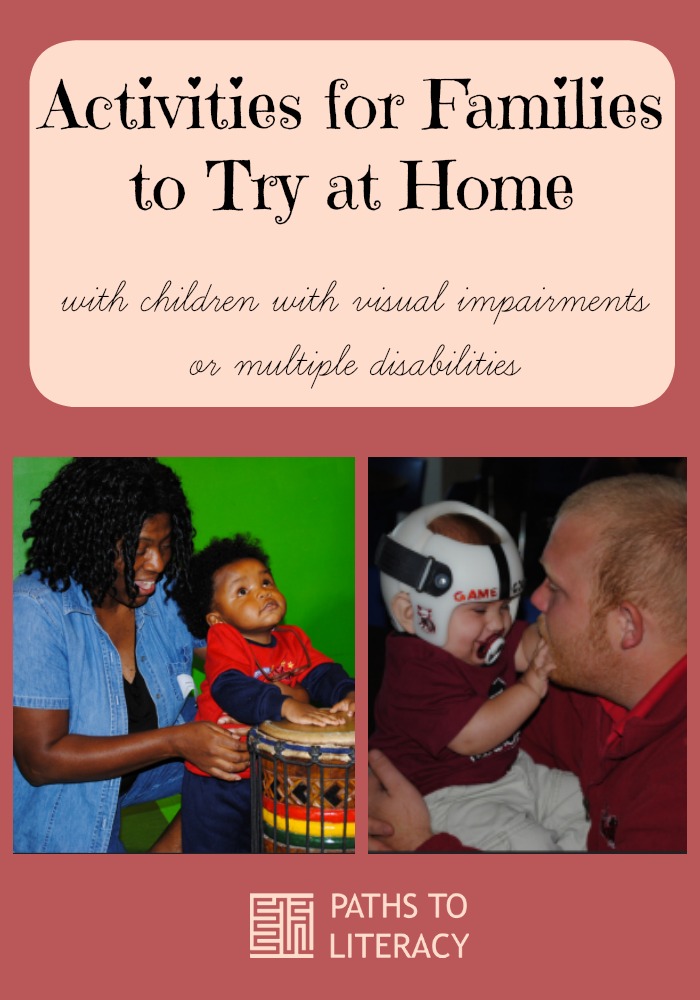 Collage of activities to try at home