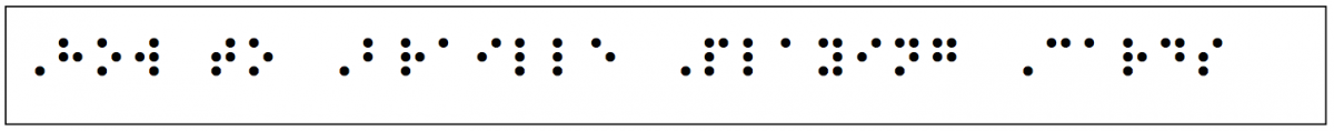 How to braille playing cards (in braille)