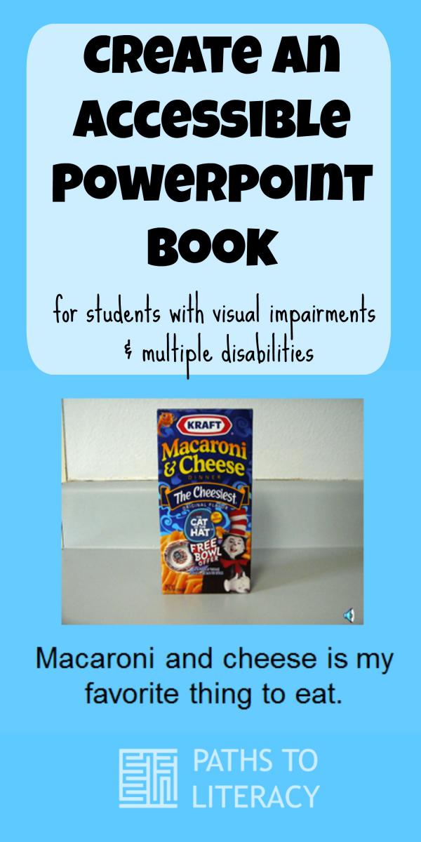 Collage of creating an accessible powerpoint book