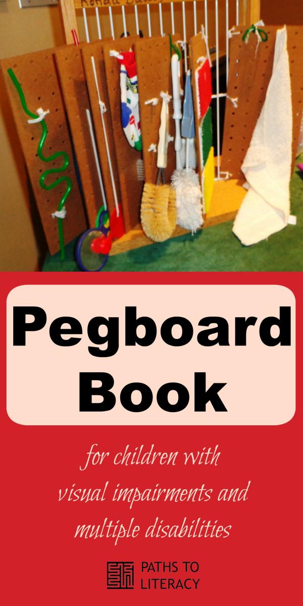 Collage of pegboard book
