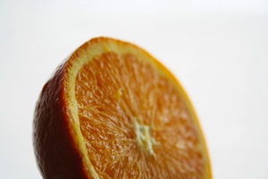 orange cut in half