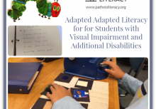 Adapted literacy collage