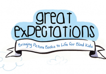 Great Expectations title with ribbon that states: bringing picture books to life