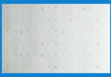 Braille tracking sheet