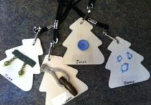 Personal identifier necklaces