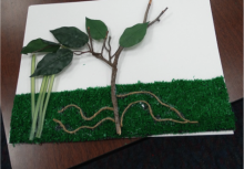 Tactile trees on page