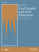Cover of Journal of Deaf Studies and Deaf Education
