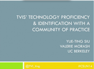 TVIs AT proficiency