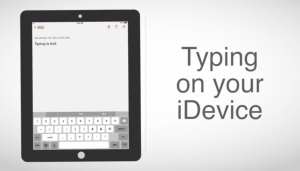 Typing on your iDevice