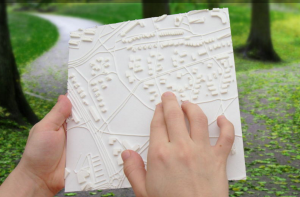 Reading a tactile map