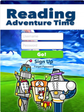 Reading Adventure Time app screenshot