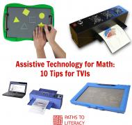 Collage of Assistive Technology for Math