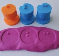 3D-printed braille pladoh stampers