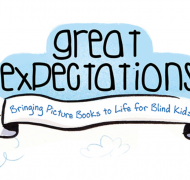 Great Expectations title with ribbon that states: bringing picture books to life