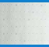 Braille tracking sheet