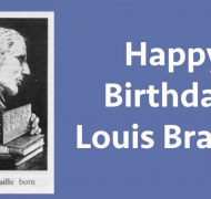 Happy Birthday, Louis Braille