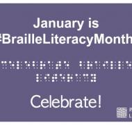 January is #BrailleLiteracy month!  In SimBraille: celebrate braille literacy