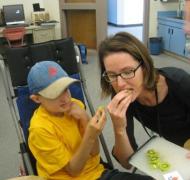 Eating kiwi as co-writing
