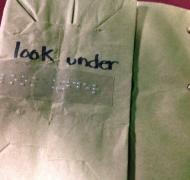 Look under bag