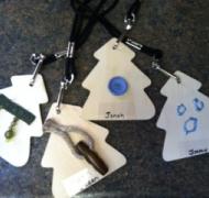 Personal identifier necklaces