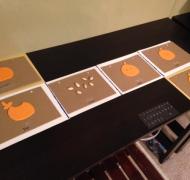 Tactile graphic organizer of pumpkin