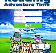 Reading Adventure Time app screenshot