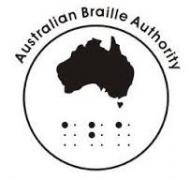 Australian Braille Authority Logo