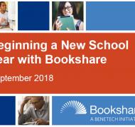 Thumbnail of beginning a new school year with Bookshare