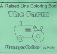 Cover of raised line coloring book